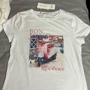 Bejeweled Glitter Graphic T-Shirt